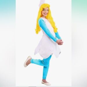 Blue and White SmurfetteCostume; does not include wig!